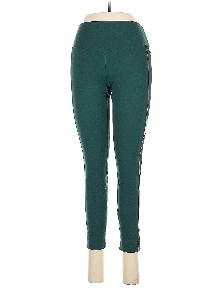 Victoria's Secret Pink Color Block Green Active Pants Size M - photo 1