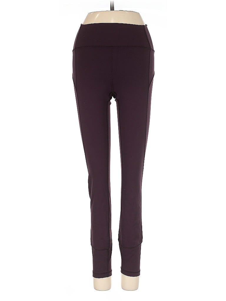 Click to view more detailed imagery on our partner's website Pre-owned Lululemon Athletica Active Pants In Burgundy
