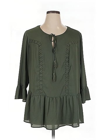 Signature Studio 3/4 Sleeve Blouse (view 1)