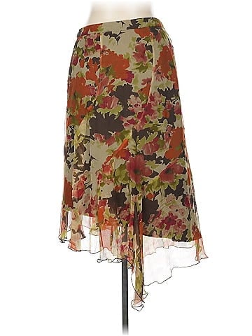 Blue Les Copains Silk Skirt (view 2)
