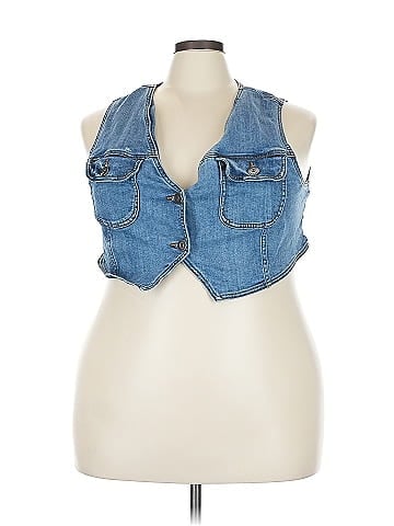 Torrid Denim Vest (view 1)