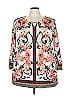 JM Collection Floral Ivory Kimono Size 2X - photo 1
