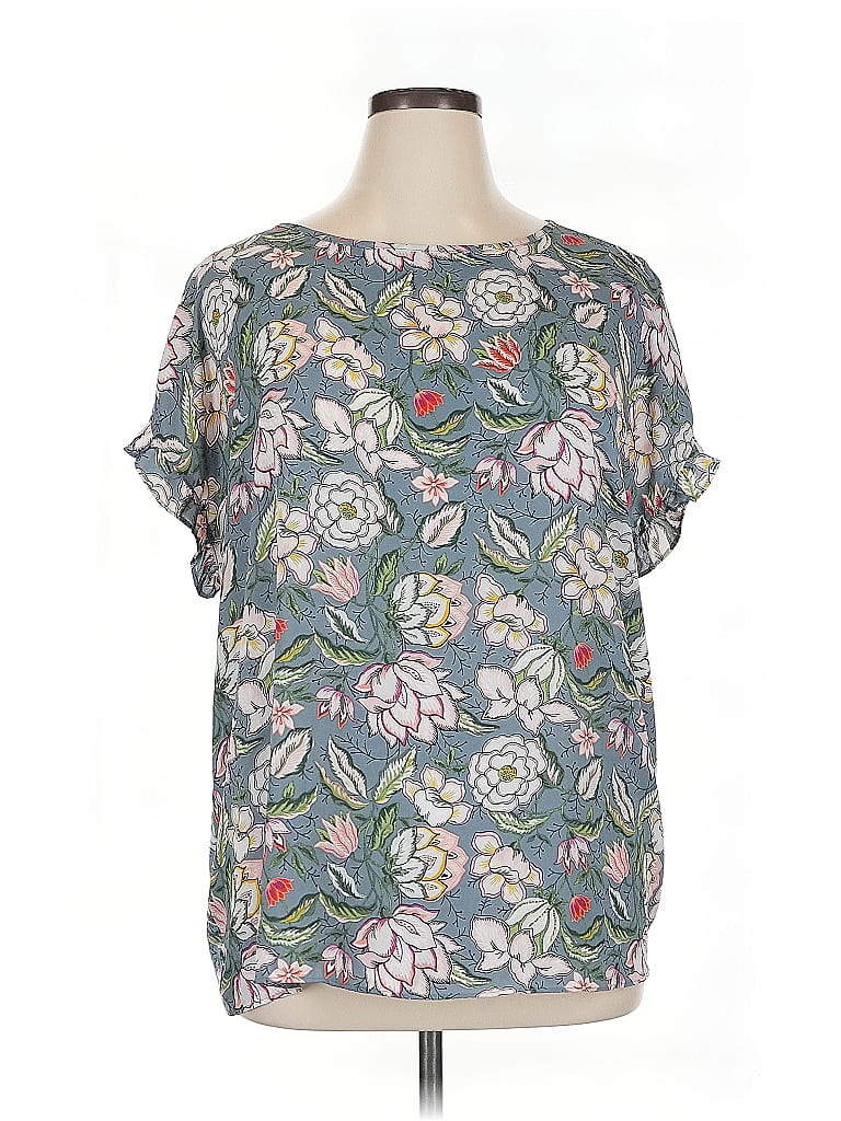 loft short sleeve blouse