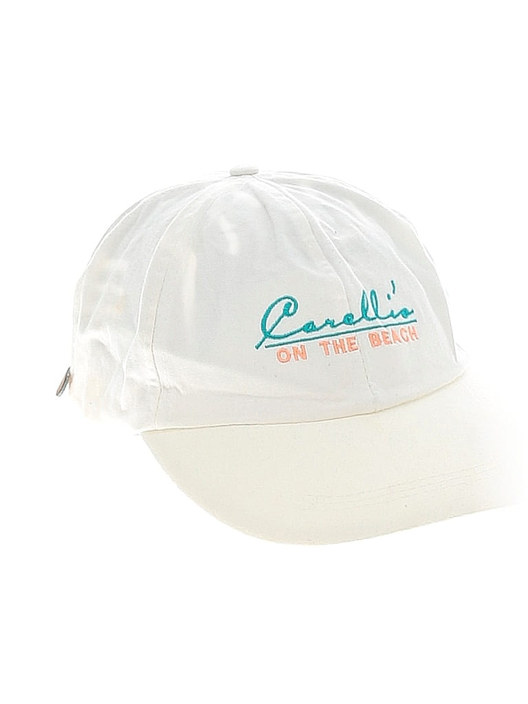 Fahrenheit 100% Cotton White Baseball Cap One size - photo 1