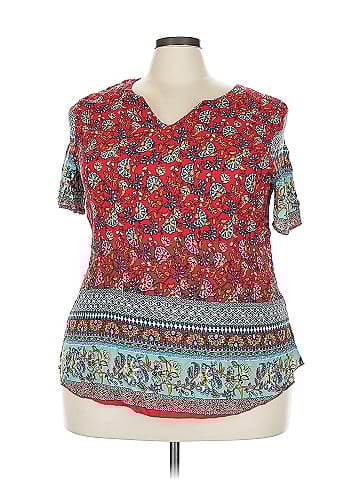 Emery Rose Short Sleeve Blouse (view 1)
