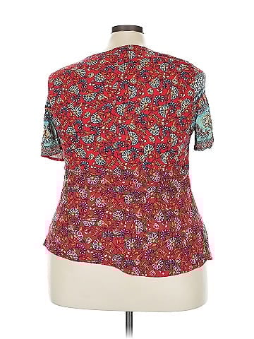 Emery Rose Short Sleeve Blouse (view 2)
