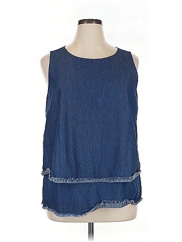 DG^2 by Diane Gilman Sleeveless Blouse (view 1)
