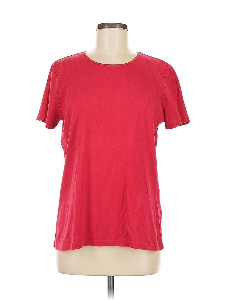 Click to view more detailed imagery on our partner's website Pre-owned Lands' End Short Sleeve T-shirt In Red