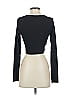 Blue Blush Black Long Sleeve Top Size S - photo 2