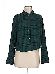 Victoria's Secret Pink Long Sleeve Button Down Shirt