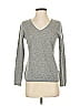 Sofia Cashmere 100% Cashmere Gray Cashmere Pullover Sweater Size S - photo 1