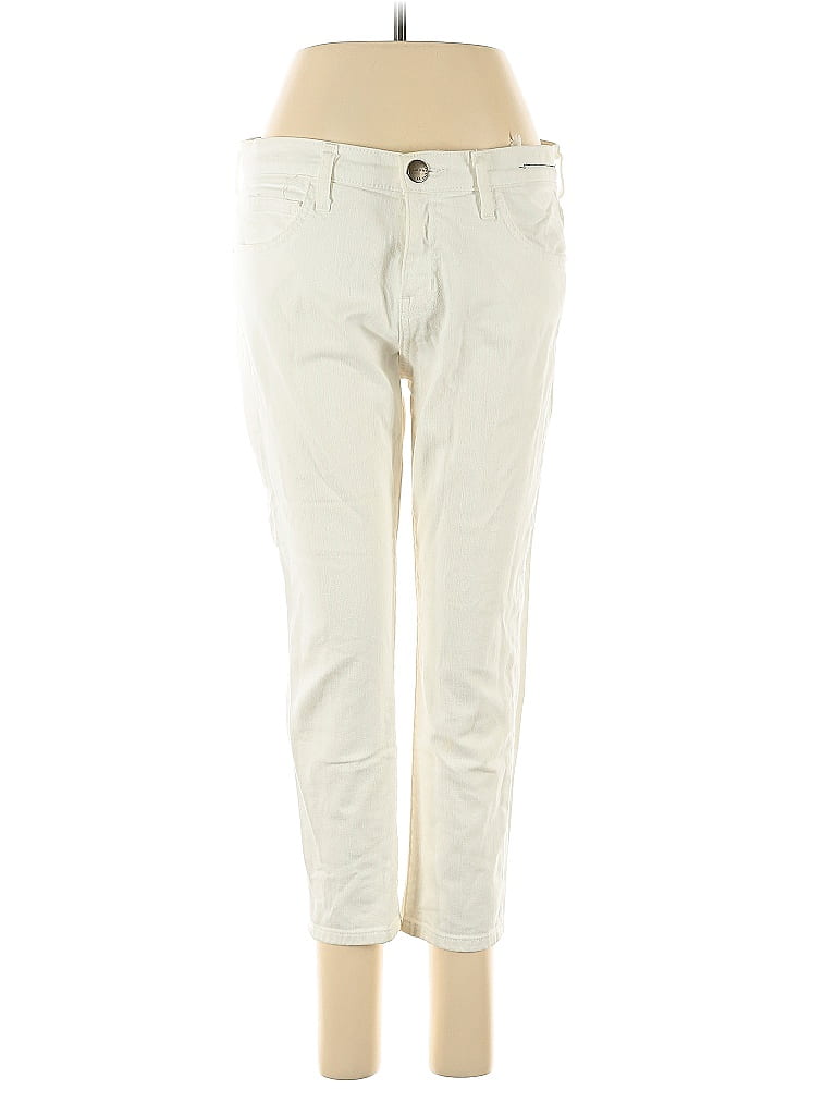 Pre-owned Current Elliott Jeans In White