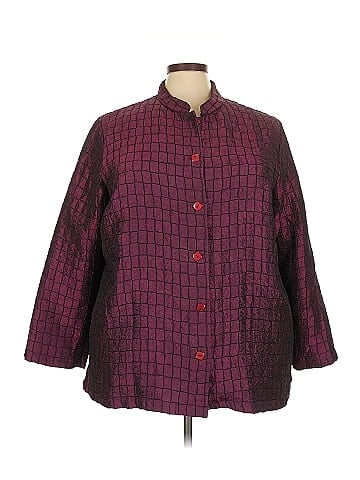 White Stag 3/4 Sleeve Button-Down Shirt (view 1)