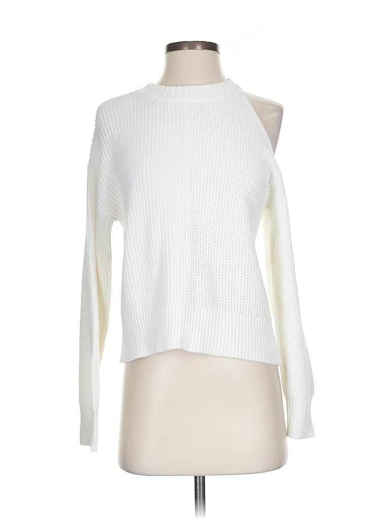Pre-owned Pistola Cardigan Sweater In White