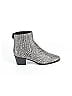 Rag & Bone 100% Leather Houndstooth Silver Black Ankle Boots Size EU 39 1/2 - photo 1
