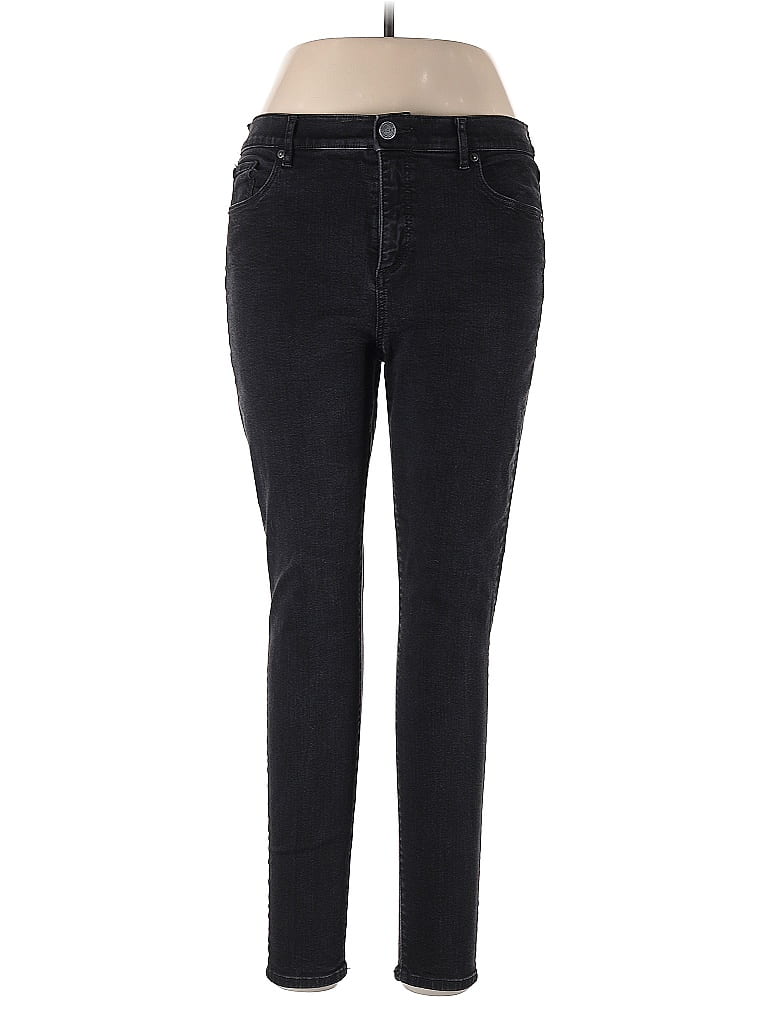 Pre-owned Ann Taylor Loft Jeans In Black