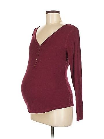 Old Navy - Maternity Long Sleeve Henley (view 1)