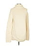 Frances Valentine Ivory Turtleneck Sweater Size S - photo 2