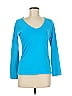 Lacoste Blue 3/4 Sleeve T-Shirt Size 8 - photo 1