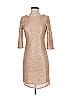 Susana Monaco 100% Polyester Tan Cocktail Dress Size 2 - photo 1