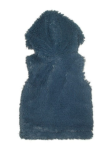 Mini Boden Faux Fur Vest (view 2)