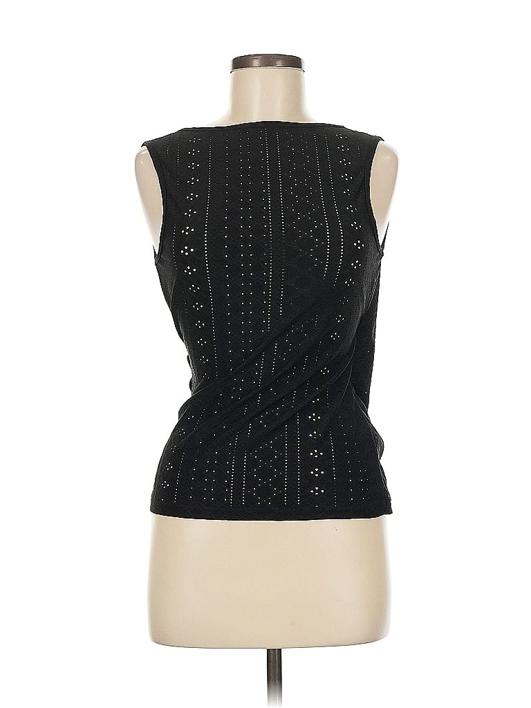 Pre-owned Shein Sleeveless T-shirt In Black