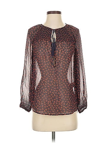Joie 3/4 Sleeve Silk Top (view 1)