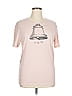Guess Jeans 100% Cotton Graphic Pink Short Sleeve T-Shirt Size XL - photo 1