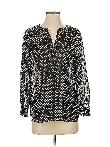 Marc by Marc Jacobs Long Sleeve Silk Top (view 1)