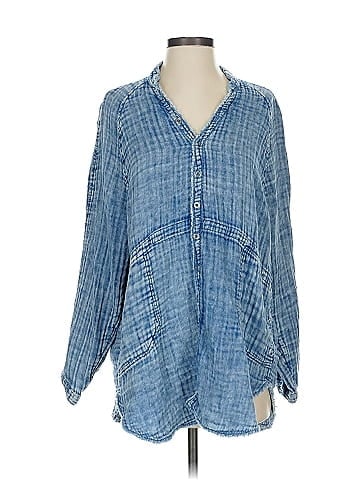 We the Free 3/4 Sleeve Button-Down Shirt (view 1)