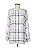 Violet & Claire 100% Polyester White Long Sleeve Blouse Size M - photo 1