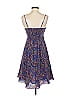 Guess Jeans 100% Polyester Paisley Blue Cocktail Dress Size S - photo 2