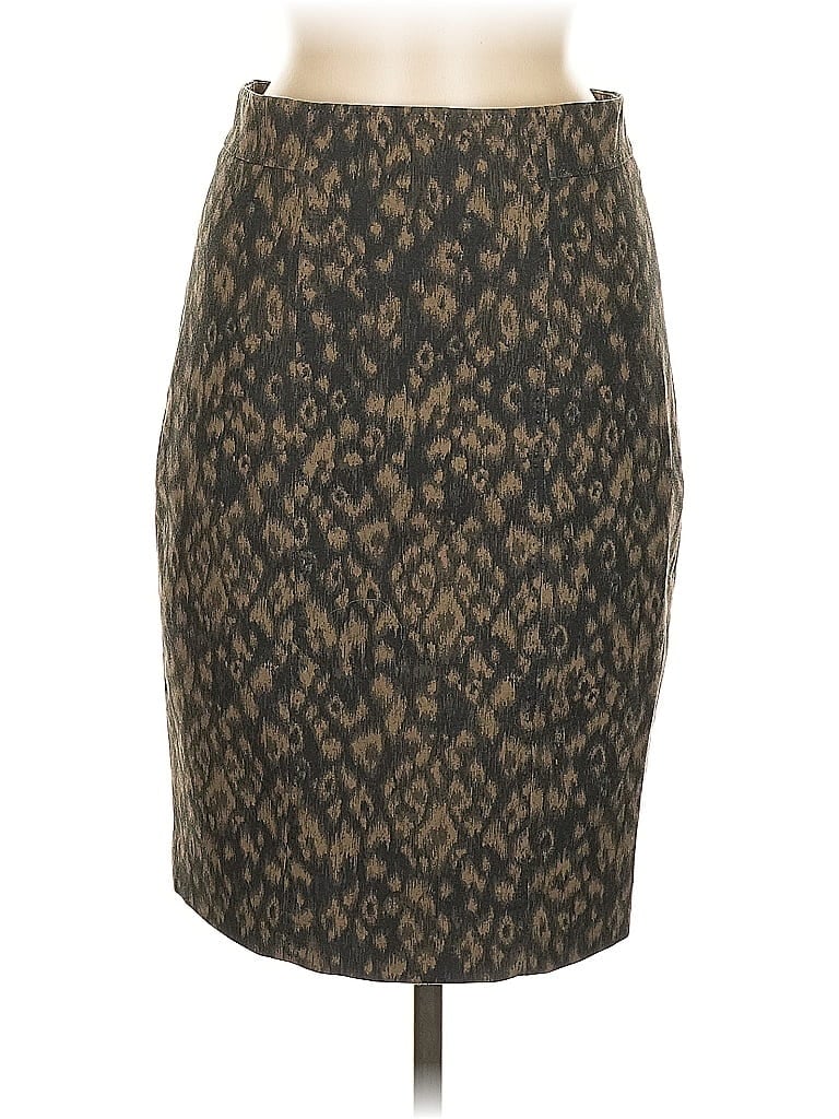 Pre-owned T Tahari Formal Skirt In Brown