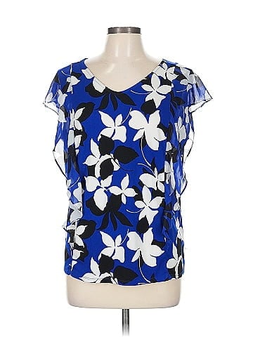 Roz & Ali Short Sleeve Blouse (view 1)
