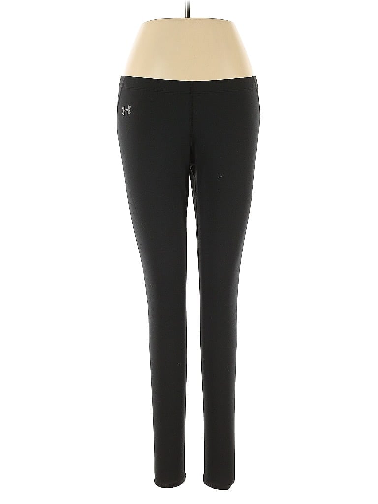 Pre-owned Under Armour Active Pants In Black