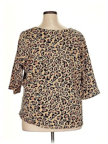 Jessica London 3/4 Sleeve T-Shirt (view 2)