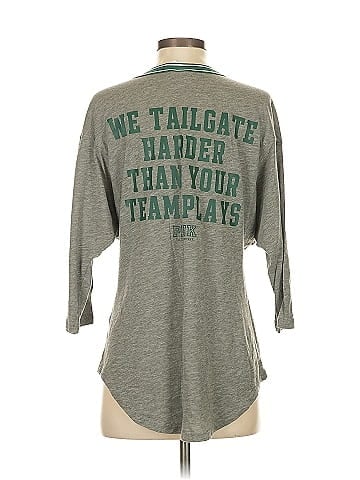 Victoria's Secret Pink 3/4 Sleeve T-Shirt (view 2)