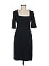 Chaps Solid Black Cocktail Dress Size 6 - photo 1