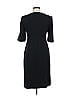 Chaps Solid Black Cocktail Dress Size 6 - photo 2