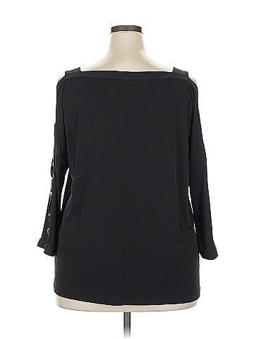 JM Collection 3/4 Sleeve Top (view 2)
