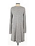 Gap Solid Gray Casual Dress Size S - photo 2