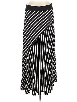 Maurices 100% Rayon Chevron-herringbone Black Dress Pants Size L