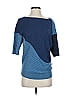 J.W. Anderson 100% Linen Blue 3/4 Sleeve Top Size XS - photo 1