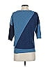J.W. Anderson 100% Linen Blue 3/4 Sleeve Top Size XS - photo 2