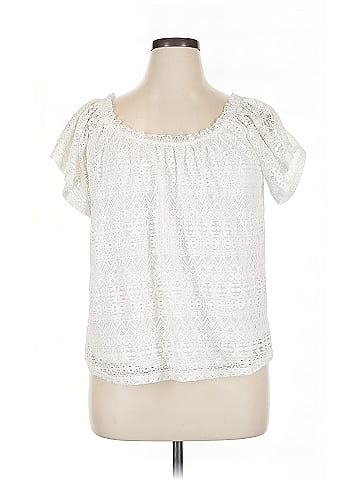 Melrose and Market Short Sleeve Blouse (view 1)