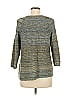 Christopher & Banks Metallic Gray Green Pullover Sweater Size M - photo 2