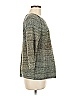 Christopher & Banks Metallic Gray Green Pullover Sweater Size M - photo 3