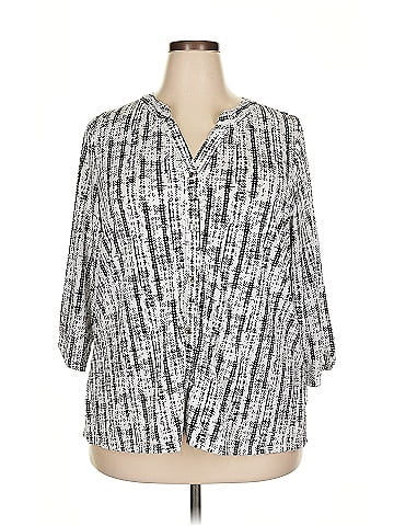 Perseption Concept 3/4 Sleeve Blouse (view 1)