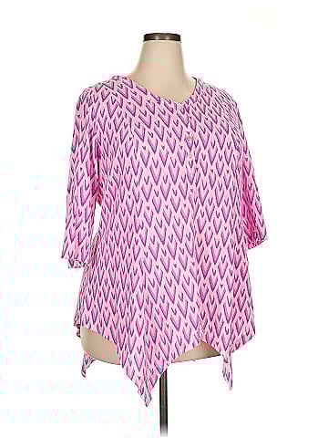 Woman Within 3/4 Sleeve T-Shirt (view 1)