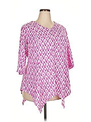 Woman Within 3/4 Sleeve T Shirt